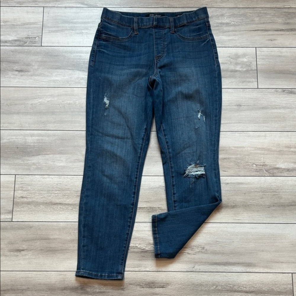 Judy Blue boyfriend fit pull on elastic waist jeans size 30